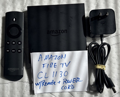 Amazon Fire TV Box 1st Generation Media Streamer w/ Remote Black Model CL-1130
