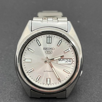 セイコー5 7S26-0480Fメンズオート SEIKO 5 7S26-0480 37mm Automatic Analog Day/Date Gold Dial