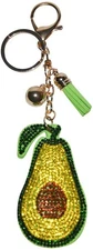 Popfizzy Avocado Keychain, Purse Charm, Backpack Keyring