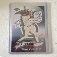 Fleer 1998 Ultra Notables Albert Belle #1 of 20N Chicago White Sox Insert