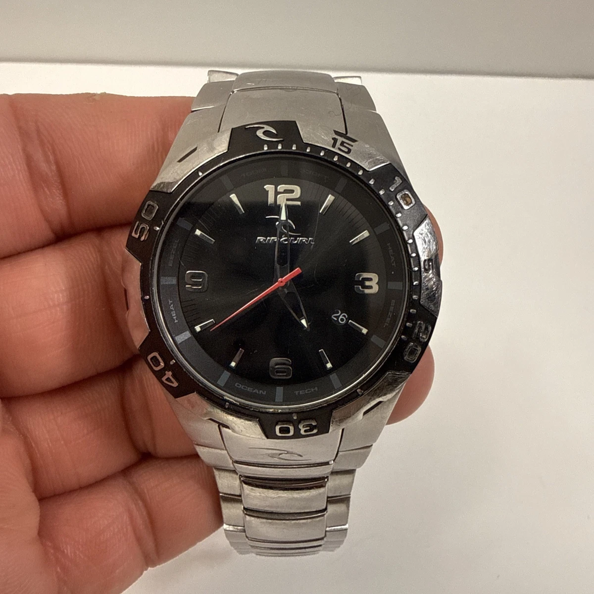 Pre-Owned Women‘s Rip Curl Midnight Berlin A2118G Date Watch RIP CURL Black Wristwatches for sale | eBay main image 2