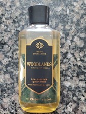 Bath Body Works 3-in-1 Hair, Face Body Wash Men's Collection WOODLANDS