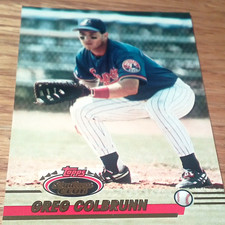 Topps 1993 Stadium Club Greg Colbrunn Montreal Expos Rookie Card #522. rookie card picture