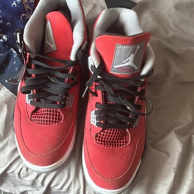 Jordan Air Jordan 4 Men s Mid Top Lace-Up Colorblock Basketball Sneakers