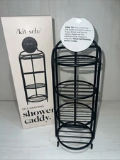 KITSCH Self-Draining Shower Caddy to Store Soap & Beauty Bars NIB