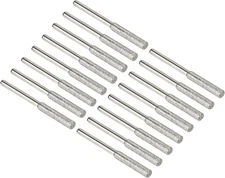 16pcs 5/32" Diamond Chainsaw Sharpener Sharpening Stone Grinding File Tool