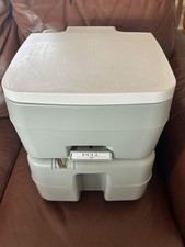 SereneLife SLCATL320 Portable Toilet 5.3 Gal Camping RV Travel Unused Manual