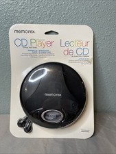 Memorex Personal CD Player MD6451BLK Skip Protection CD/CD-R/-RW  Earbuds NIB