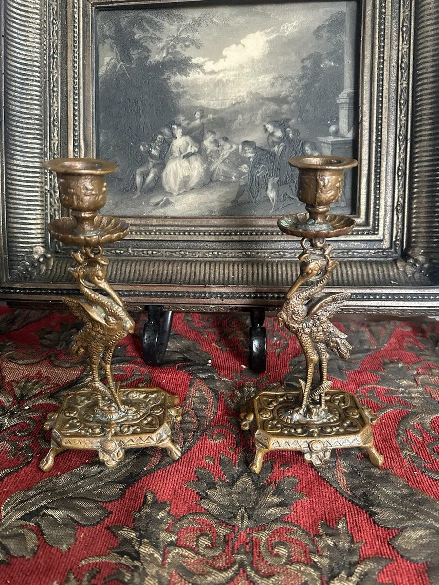 青铜收藏烛台| eBay