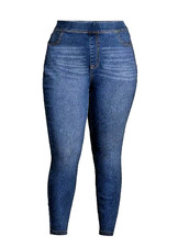 Women's Plus Size Jegging Jean's, Dark Wash by Terra  Sky