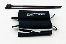 SealSavers Zip-On Black 35mm, 1-1/4" Short SSZ114BLK. Fork Seal Protection.