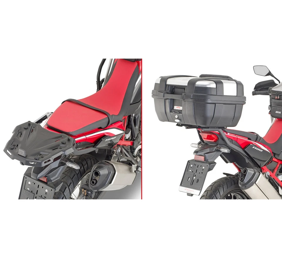 TOP CASE TREKKER LITE GRIS 35 LT GIVI HONDA CRF 1100 L AFRICA TWIN 2020 20 - Photo 2/4
