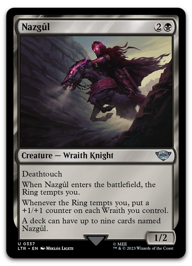 Nazgul (0337) #337 (NM) Lord of the Rings LTR Magic MTG