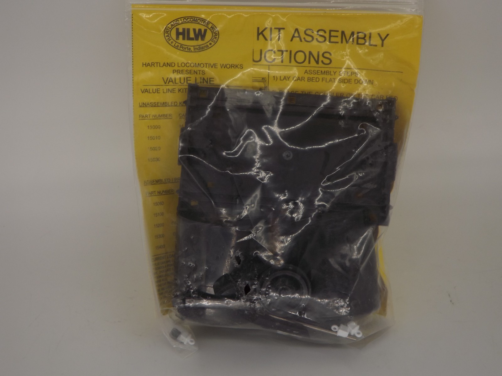 Hartland locomotive works flat car 15000 new kit hard to find