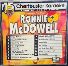 90125 RONNIE MCDOWELL     CHARTBUSTER  KARAOKE LOT DEAL