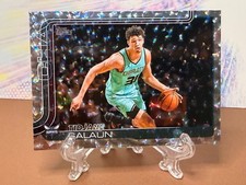 2025-26 Topps Basketball Hornets Tidjane Salaun #71 Tip Off Crackleboard Foil