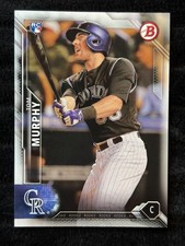 2015 Bowman Chrome Tom Murphy Rookie Card #148 Colorado Rockies MLB Catcher Offi