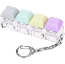 Keyboard Fidget Keychain Stress Relief Fun and Relaxing Fidget Toy Finger Toy