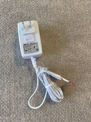 Somfy 24V DC Plug-in Power Supply with Cable Wire Terminals For Wired Shade
