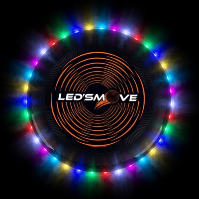 Flying Disc | Leuchtender Frisbee | 38 LEDs mit 12 Farbmodi | LED-Frisbee | U...