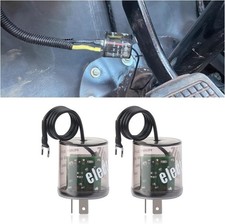 2PCS Flasher Relay for LED Turn Signal with Ground Wire,12V 2 Pin Led
