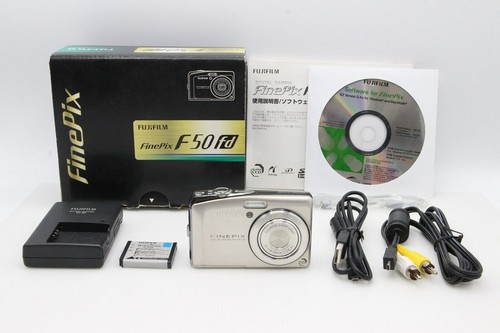 FUJIFILM FinePix F50fd Silver Compact Digital Camera Tested Working Japan