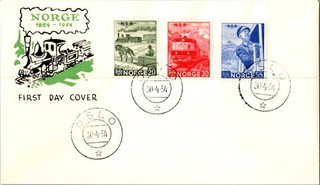 Norway 1954 FDC Oslo J37234