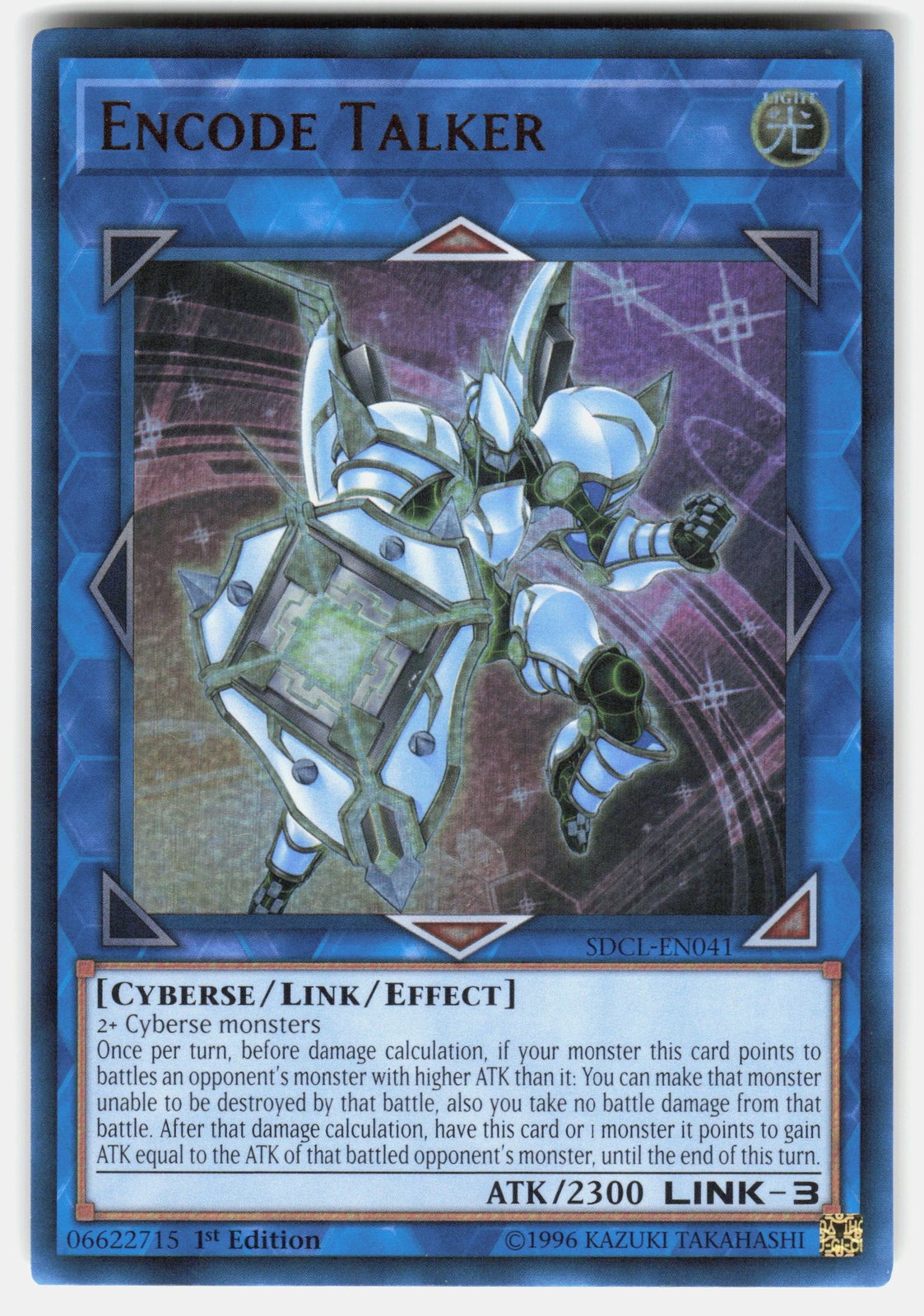 Encode Talker Ultra Rare Structure Deck: Cyberse Link SDCL-EN041 NM