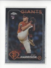 2024 Topps Chrome Logofractor #191 Kyle Harrison RC Rookie Giants