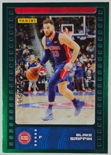 2019-20 Panini Sticker & Card Collection #68 Blake Griffin #4/05 Green SSP Foil!