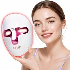 7-Color Rechargeable LED Facial Mask for Youthful Skin - Red Light Therapy
