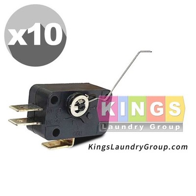 10PK DRYER SWITCH KIT COIN FITS DEXTER 9539-466-002, 9539-466-004 ,9732-126-001