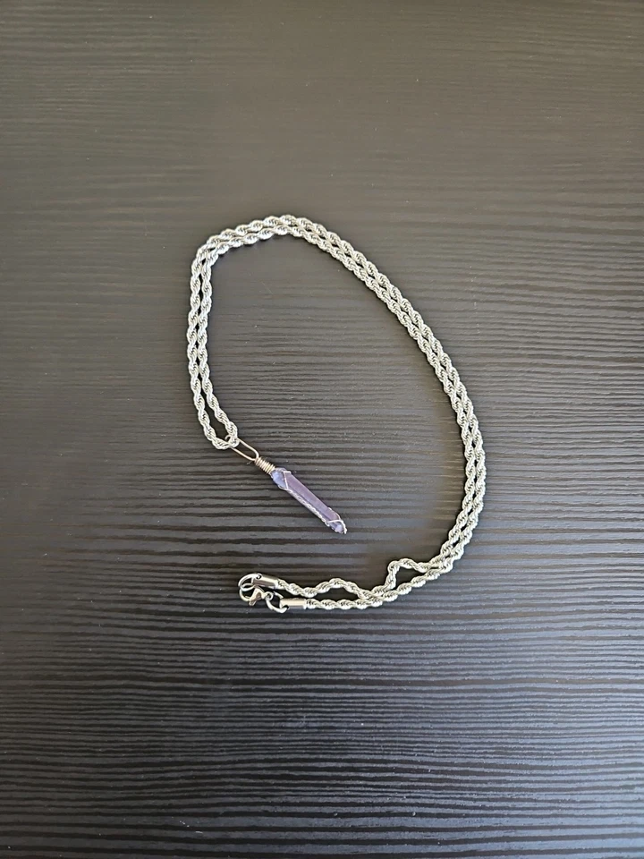 薰衣草水晶项链 — 第 2/4 张图片