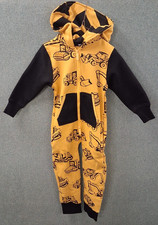 Tipsy Elves Youth Small Size Yellow Caterpillar Authentic CAT Jumpsuit One Piece