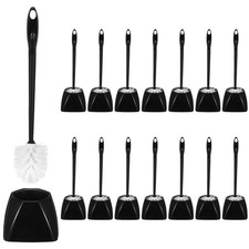 15 Sets Toilet Holder and Brush Set 16.14 Inch Toilet Bowl Cleaner Brush with...