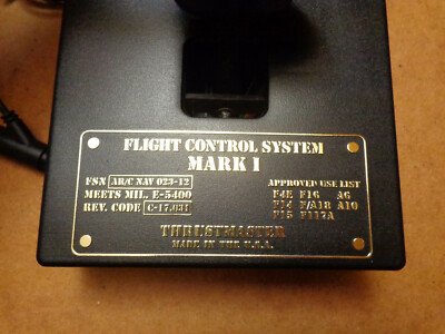 Thrustmaster Flight Control System Mark I Joystick | eBay