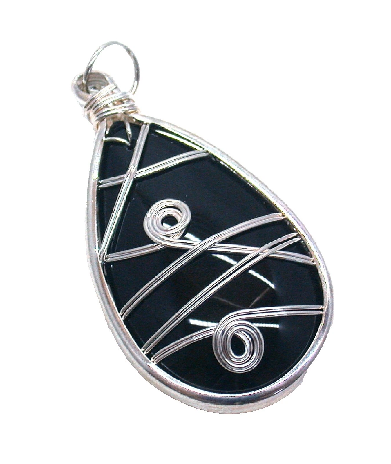Colgantes de Fabricación de Joyas de Cristal Negro