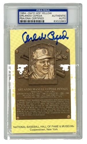 Orlando Cepeda Autographed OML Baseball PSA/DNA SF Giants | eBay
