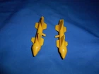 1985 GI JOE ARAH COBRA MORAY HYDROFOIL 2 SIDE MISSILE TORPEDO PART ACCESSORY