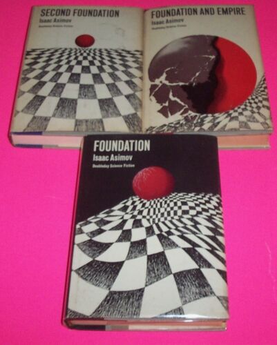 ISAAC ASIMOV ~ FOUNDATION ~ FIRST DOUBLEDAY/GNOME PRESS HYBRID SET ~ VERY RARE!