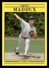 Greg Maddux 1991 Fleer #426 Chicago Cubs