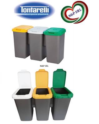 PATTUMIERA RACCOLTA DIFFERENZIATA TONTARELLI TRIO ZAPPY PATTUMIERA RIFIUTI PATTUMIERA RACCOLTA DIFFERENZIATA TONTARELLI TRIO ZAPPY PATTUMIERA RIFIUTI