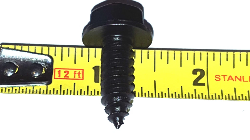 Rejilla guardabarros carrocería GM 5/16-12 pernos correctos de fábrica con punto roscado 10 piezas KC Foto 4 de 4