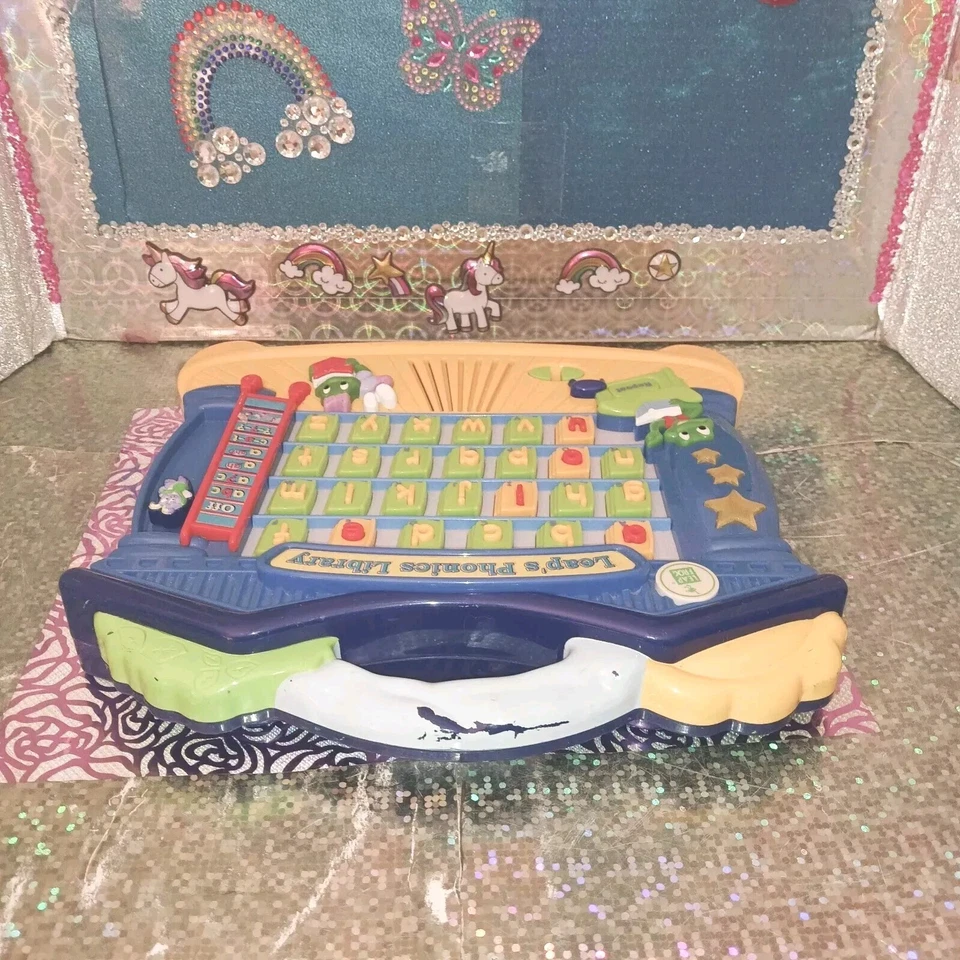 Vtg.🦄Leap Frog /Leap's Phonics Library Learning & Activities Musical '2003 Toy! - Image 4 of 4