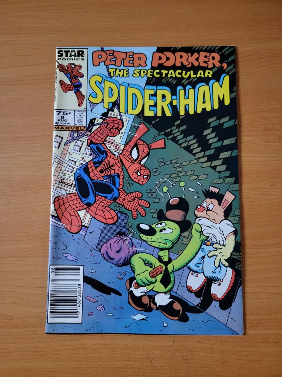 Peter Porker, the Spectacular Spider-Ham #9 Newsstand ~ NEAR MINT