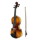 4/4 Full Size Electric Violin Fiddle Solid Wood Spruce Face Board with  M5M9