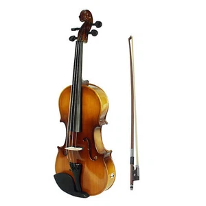 4/4 Table ronde en fibre de violon électrique en bois massif avec M5M9