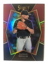 2022 Panini Select NATHAN EOVALDI Red Blue Prizm #186 Premier Boston Red Sox 