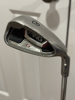 Ping G20 White Dot 8 Iron Ping CFS Stiff Flex Steel Shaft