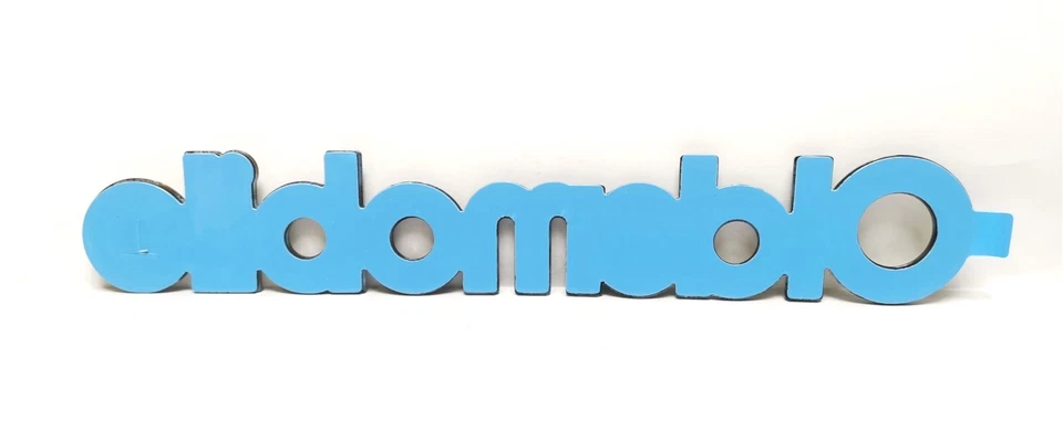 Placa de identificación emblema trasero enchapado en oro 24K 15957900 1991-2001 Bravada "OLDSMOBILE" Foto 3 de 4